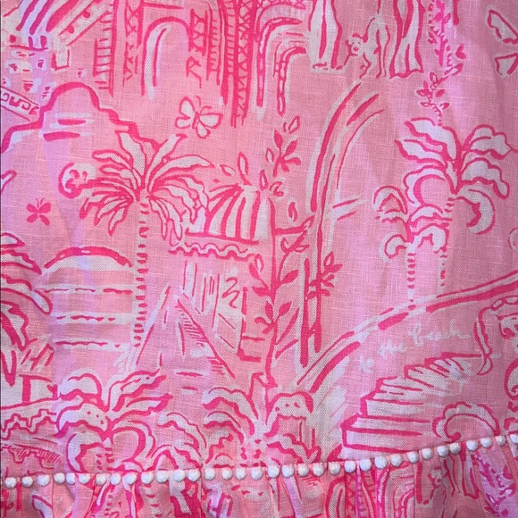 NWT originally $248 Lilly Pulitzer Rosalie Linen Maxi Dress Pennys Playground 2 - Picture 7 of 16